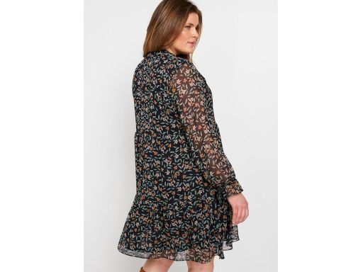 B.P.C. sukienka we wzory szyfonowa r.42