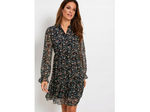 B.P.C. sukienka we wzory szyfonowa r.42