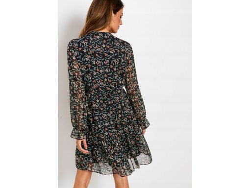 B.P.C. sukienka we wzory szyfonowa r.42