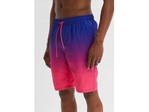 B.P.C męskie spodenki szorty kąpielowe tęczowe ^60/62,XXL