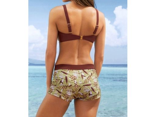 B.P.C bikini na fiszbinach z bokserkami r.40(80D)