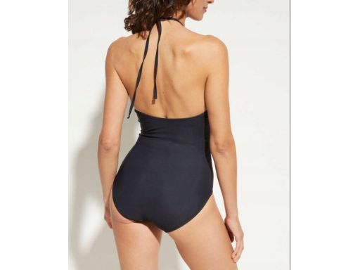 B.P.C kostium jednoczęściowy czarny z ażurem 40.