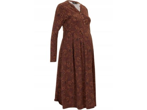 B.P.C sukienka ciążowa wzorzysta midi r.48/50