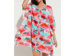 B.P.C tunika plażowa ekskluzywna kolorowa ^48/50