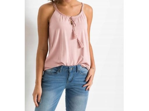 B.P.C top brudny róż z troczkami r.36/38