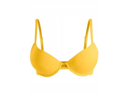 B.P.C biustonosz push-up na fiszbinach żółty 75C.