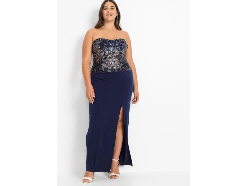 B.P.C Sukienka wieczorowa granatowa ^36/38