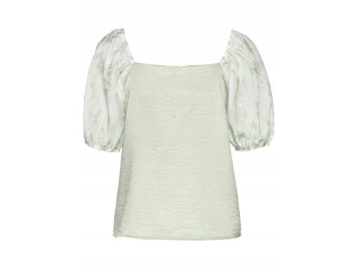 B.P.C krótka pistacjowa bluzka r.36