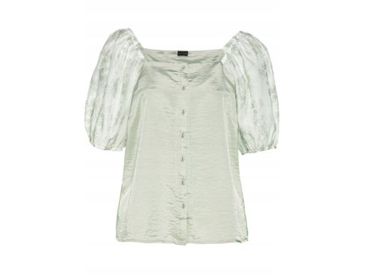 B.P.C krótka pistacjowa bluzka r.36