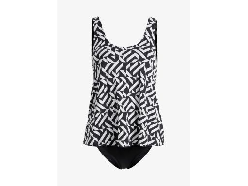B.P.C kostium kąpielowy czarno-biały we wzory 52.