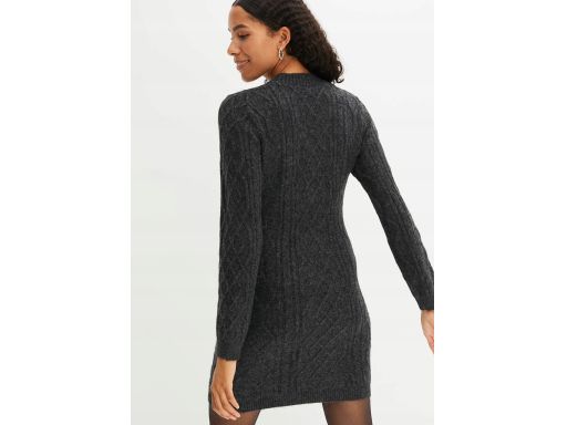 B.P.C sukienka ołówkowa dzianinowa szara ^40/42
