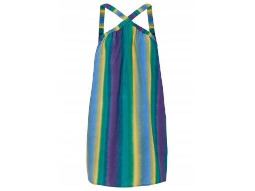 B.P.C letnia lniana sukienka mix kolorów ^40