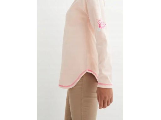 B.P.C bluzka bawełniana z nadrukiem długi rękaw ^36/38