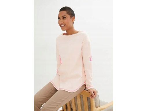 B.P.C bluzka bawełniana z nadrukiem długi rękaw ^36/38