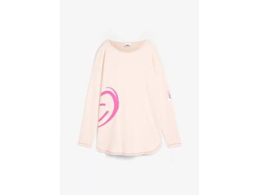 B.P.C bluzka bawełniana z nadrukiem długi rękaw ^36/38