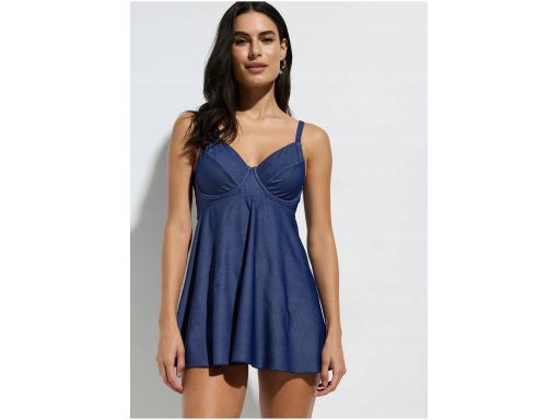 B.P.C tankini modne imitacja jeansu r.42(80D)