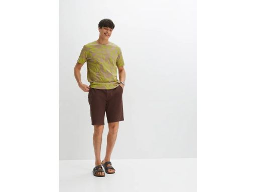 B.P.C spodenki bermudy jeans męskie brązowe r.54