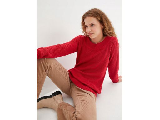 B.P.C sweter malinowy dłuższy 40/42.