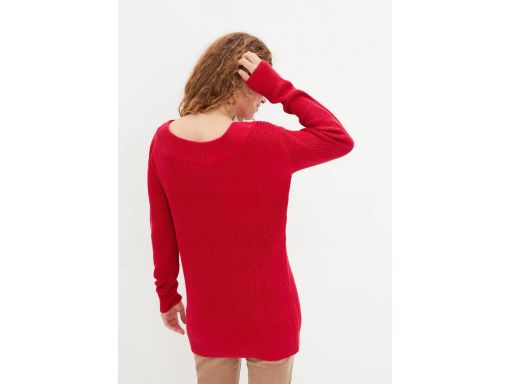 B.P.C sweter malinowy dłuższy 40/42.