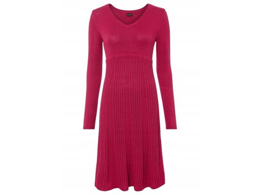 B.P.C sukienka dzianinowa różowa 32/34.