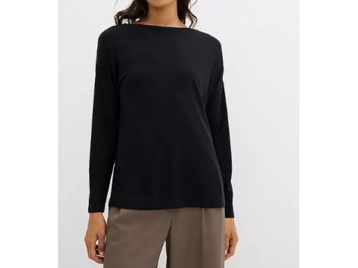 B.P.C czarna bluzka długi rękaw r.36/38