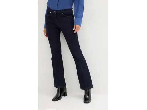B.P.C ciemne jeansy bootcut granatowe r.40