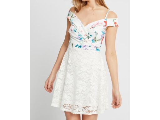 B.P.C sukienka odkryte ramiona koronka ^36/38