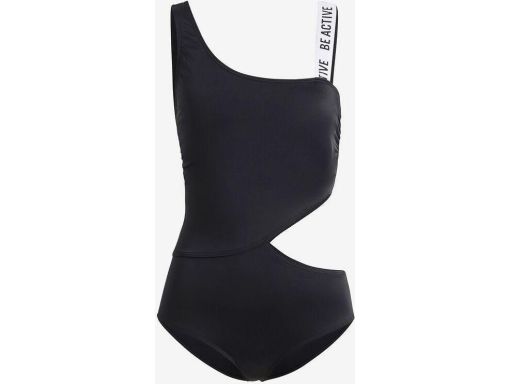 B.P.C kostium jednoczęściowy z wycięciem i napisami r.38