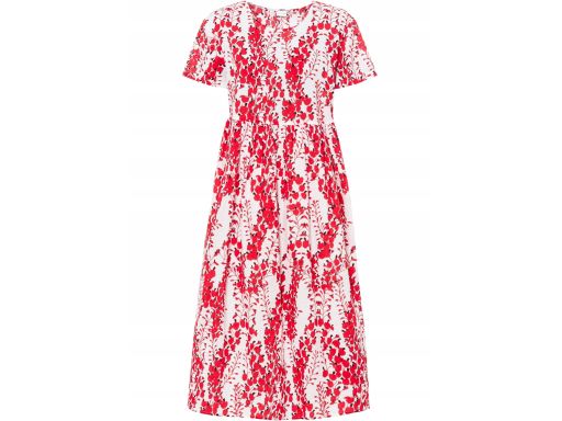 B.P.C sukienka cieniutka we wzory midi ^40