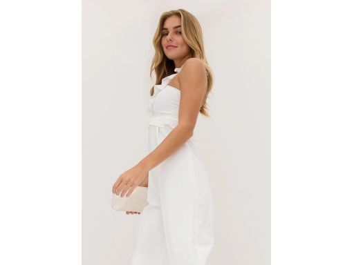 B.P.C kombinezon śmietankowy z falbankami 38.