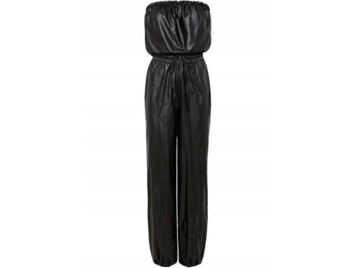 Kombinezon czarny eko skóra modny ^36/38