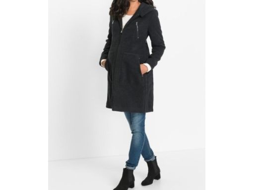 B.P.C płaszcz ciążowy z panelem dla dziecka szary 44.