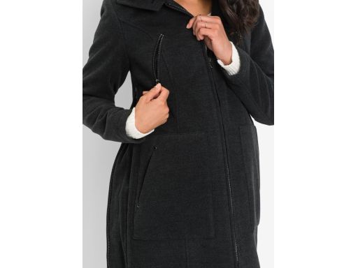 B.P.C płaszcz ciążowy z panelem dla dziecka szary 44.