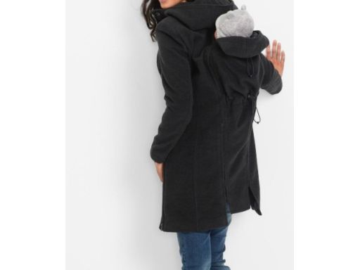 B.P.C płaszcz ciążowy z panelem dla dziecka szary 44.