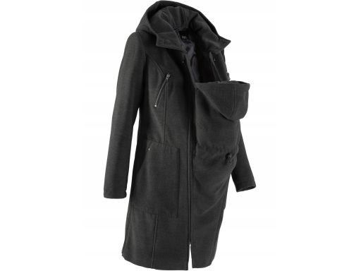 B.P.C płaszcz ciążowy z panelem dla dziecka szary 44.