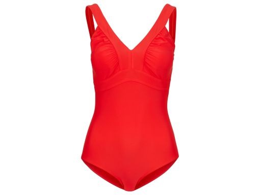 B.P.C kostium jednoczęściowy czerwony marszczenia r.44