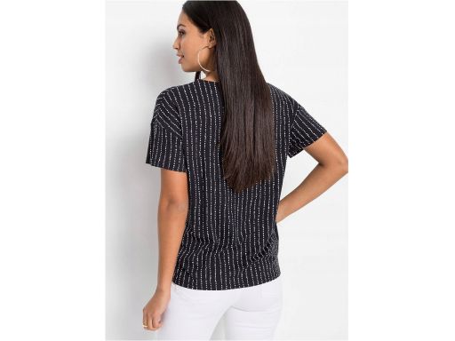 B.P.C t-shirt damski z zamkiem wzory ^32/34