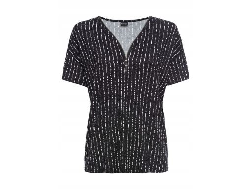B.P.C t-shirt damski z zamkiem wzory ^32/34