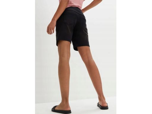 B.P.C spodnie ciążowe bermudy jeansowe czarne ^40