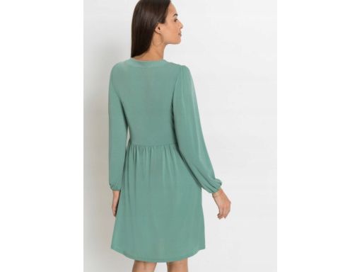B.P.C sukienka miętowa z wiązaniem ^48/50