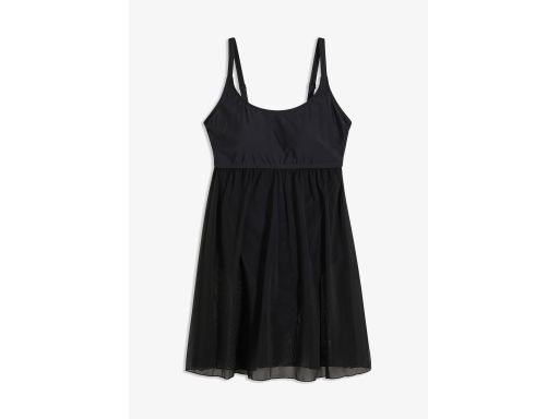 B.P.C sukienka kąpielowa z siateczką czarna r.54