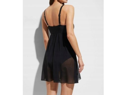 B.P.C sukienka kąpielowa z siateczką czarna r.54