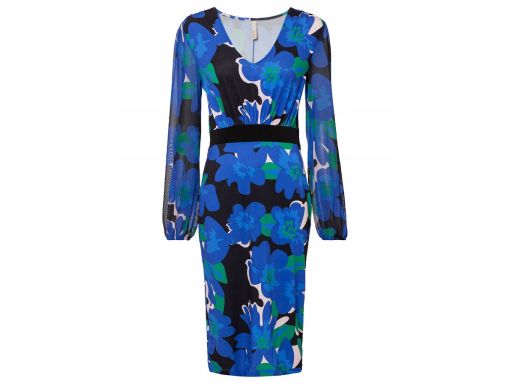 B.P.C ołówkowa sukienka w kwiaty 36/38.