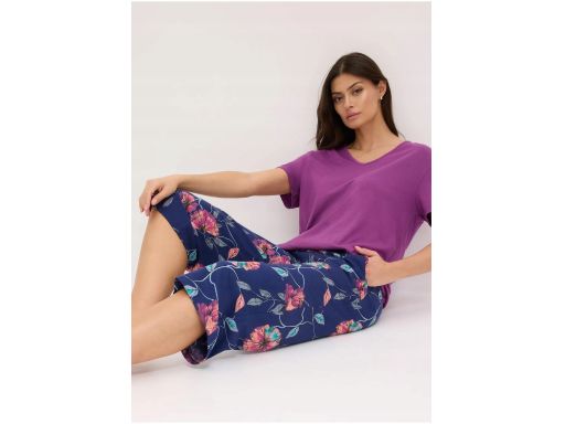 B.P.C spodnie z nadrukiem kolorowym dżersejowe r.36/38