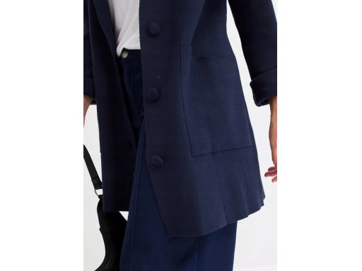 B.P.C płaszcz dzianinowy kardigan granatowy ^40/42