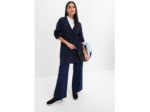 B.P.C płaszcz dzianinowy kardigan granatowy ^40/42