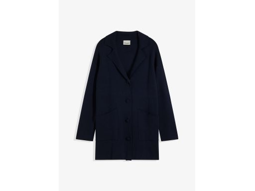 B.P.C płaszcz dzianinowy kardigan granatowy ^40/42