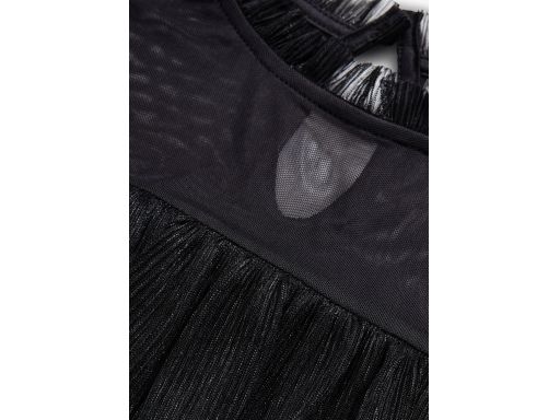 B.P.C bluzka top z falbanek czarna ^44/46