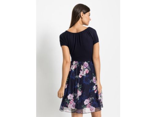 B.P.C sukienka z siateczką nadruk r.36/38