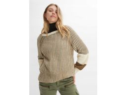 B.P.C sweter w paski luźny damski 40/42.
